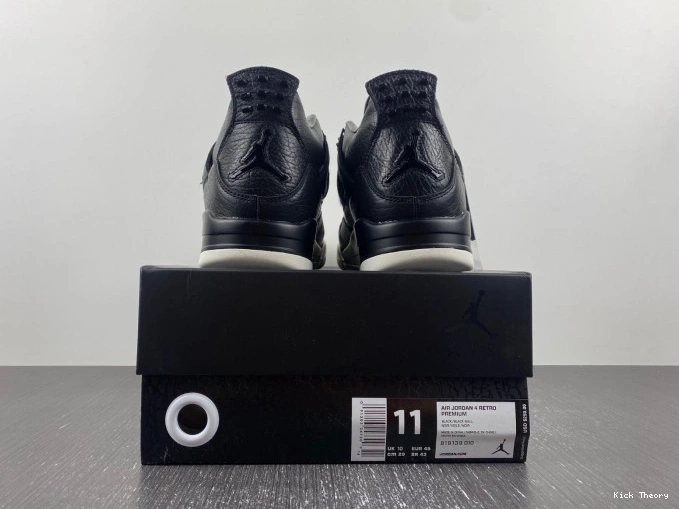 Kick Theory 819139-010 Pony 4 Jordan Retro Black Hair 0802